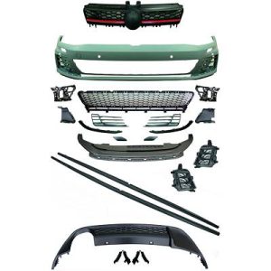 Pára-choques Traseiro para Volkswagen Golf VII Berlina 12-17