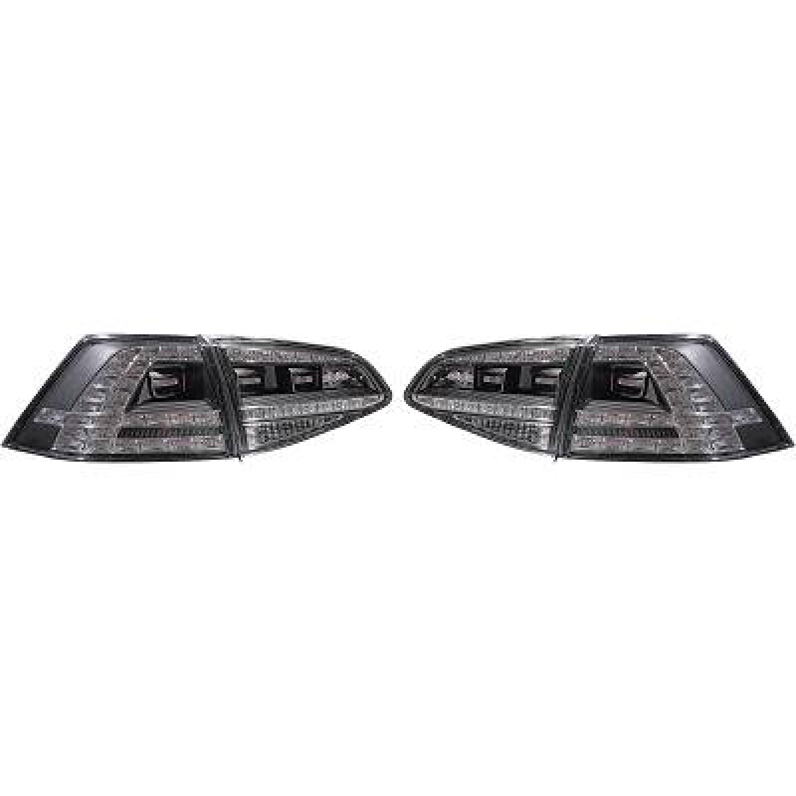 Jogo de farolins traseiros para Volkswagen Golf VII Berlina 12-17