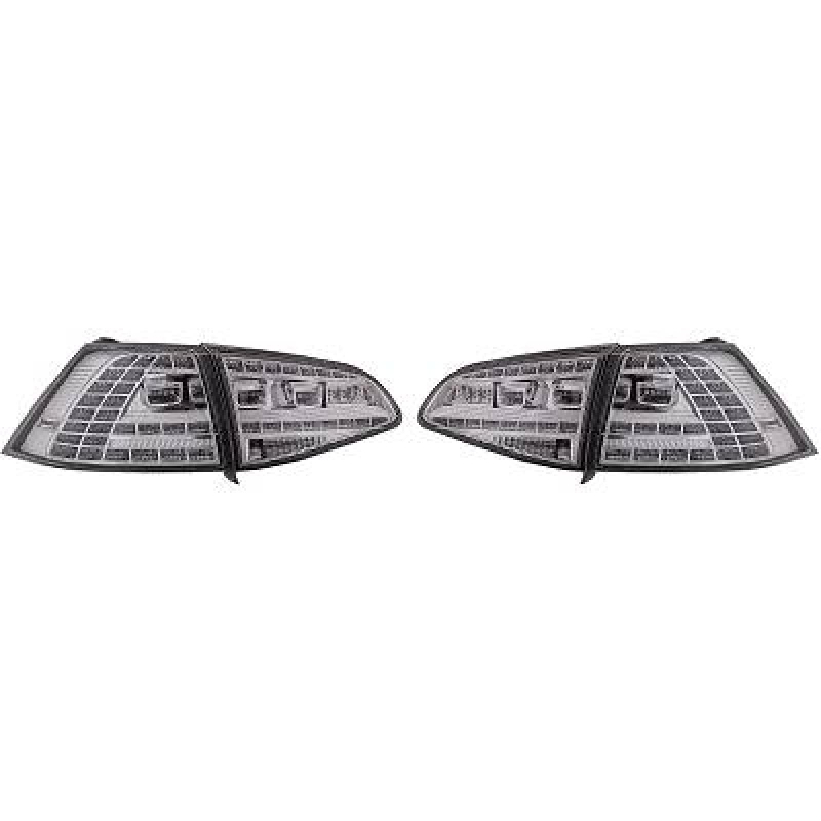 Jogo de farolins traseiros para Volkswagen Golf VII Berlina 12-17