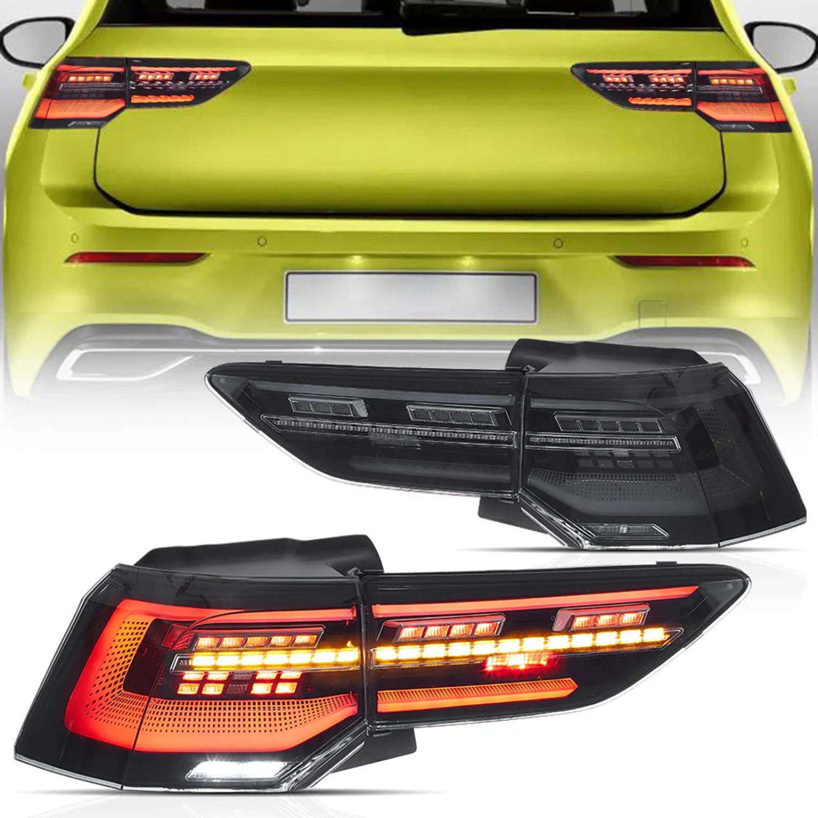 Jogo de farolins traseiros Traseiro para Volkswagen Golf VIII Berlina 20->>