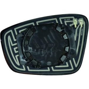 Vidro de espelho, espelho retrovisor exterior Direito para Volkswagen Up! 11-16