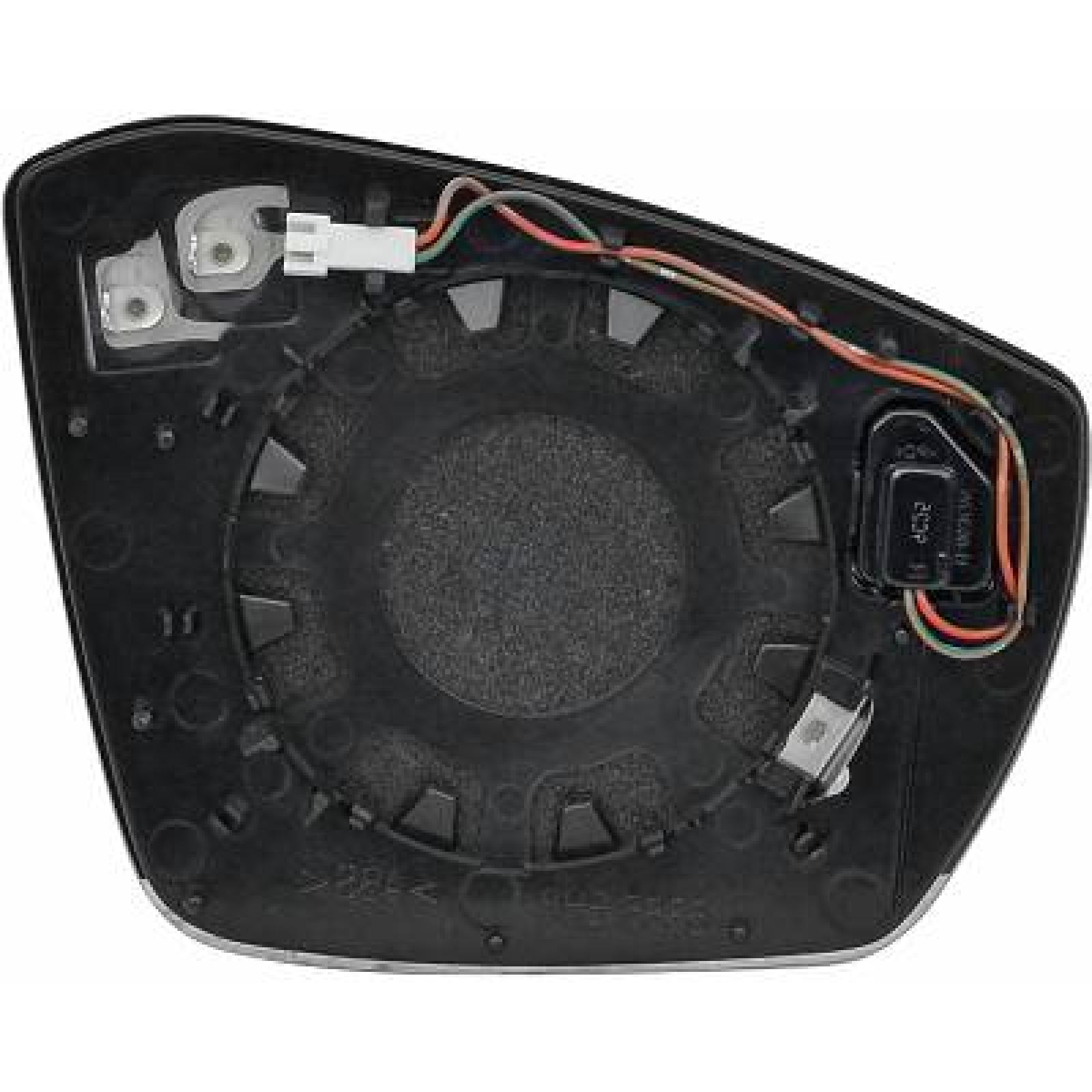 Vidro de espelho, espelho retrovisor exterior Esquerdo para Volkswagen T-Roc 22->>