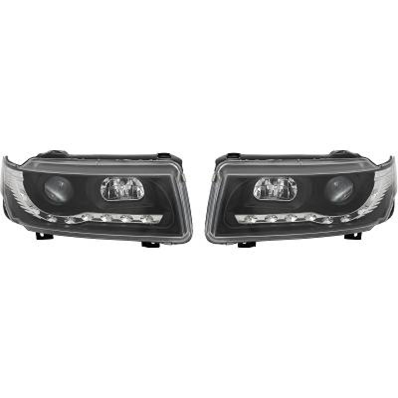 Jogo de faróis principais para Volkswagen Passat B4 93-97