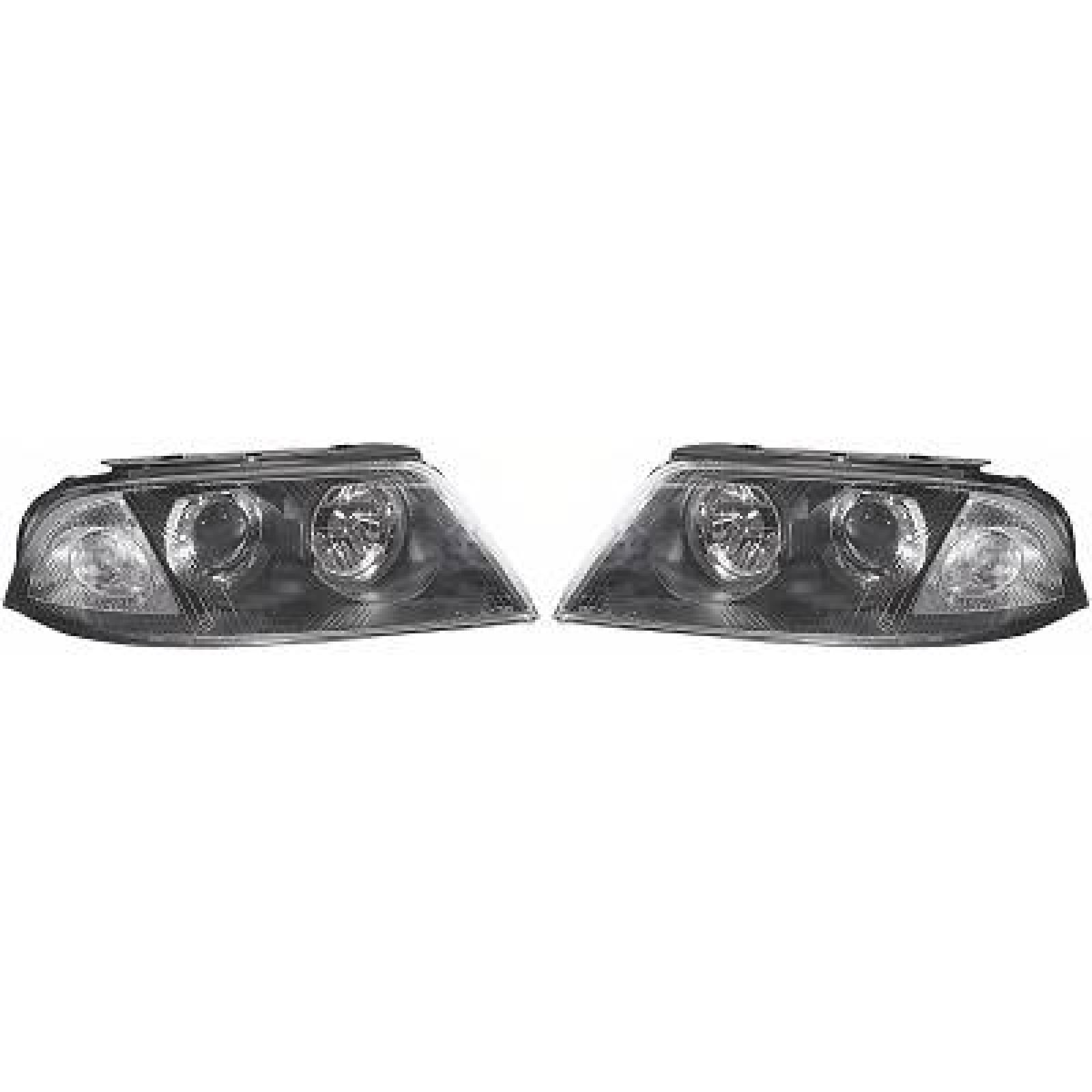 Jogo de faróis principais para Volkswagen Passat Berlina/Carrinha (Typ3BG) 00-05