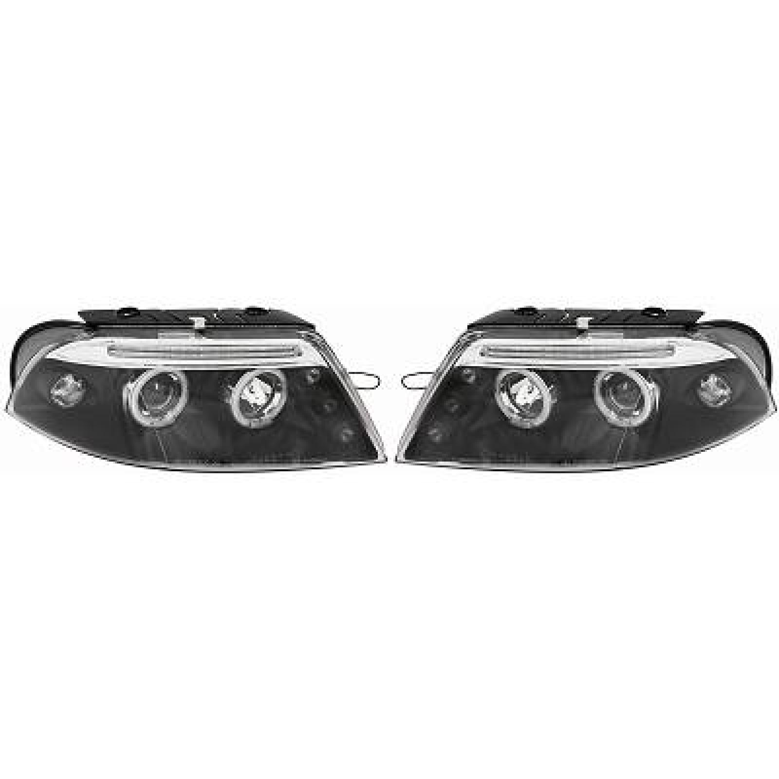 Jogo de faróis principais para Volkswagen Passat Berlina/Carrinha (Typ3BG) 00-05