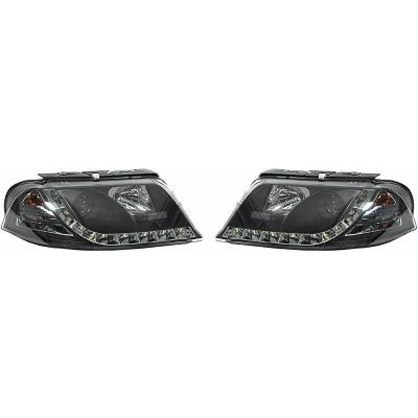 Jogo de faróis principais para Volkswagen Passat Berlina/Carrinha (Typ3BG) 00-05