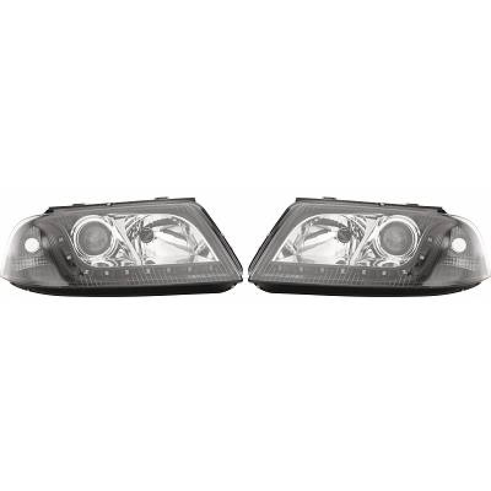 Jogo de faróis principais para Volkswagen Passat Berlina/Carrinha (Typ3BG) 00-05