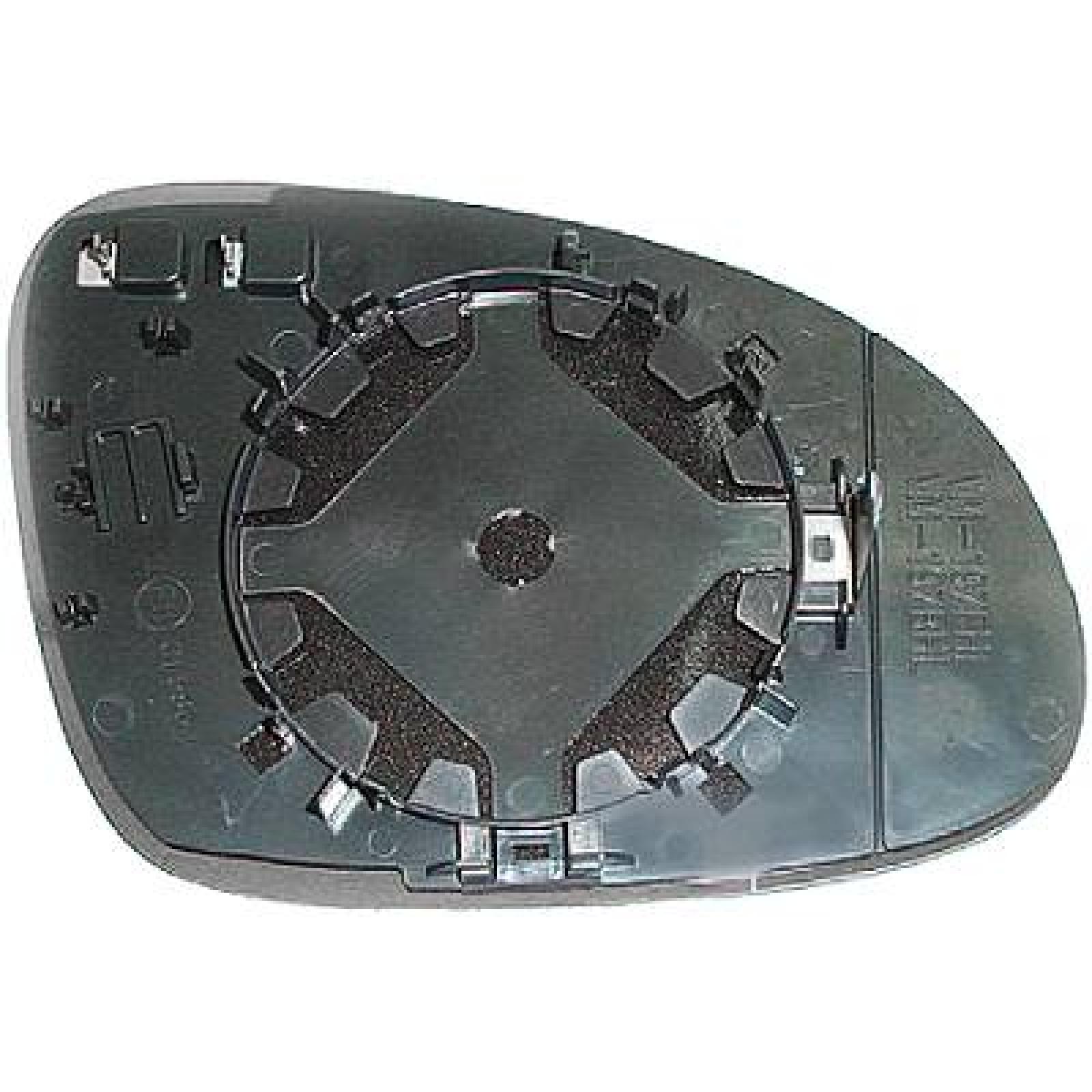 Vidro de espelho, espelho retrovisor exterior Direito para Skoda Superb 02-08