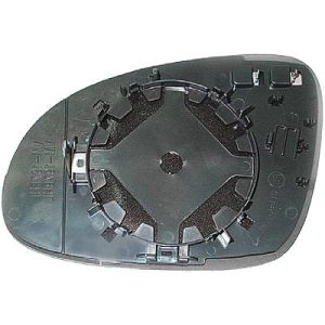 Vidro de espelho, espelho retrovisor exterior Esquerdo para Volkswagen Eos 10-15