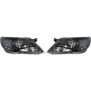 Jogo de faróis principais para Volkswagen Tiguan 07-11