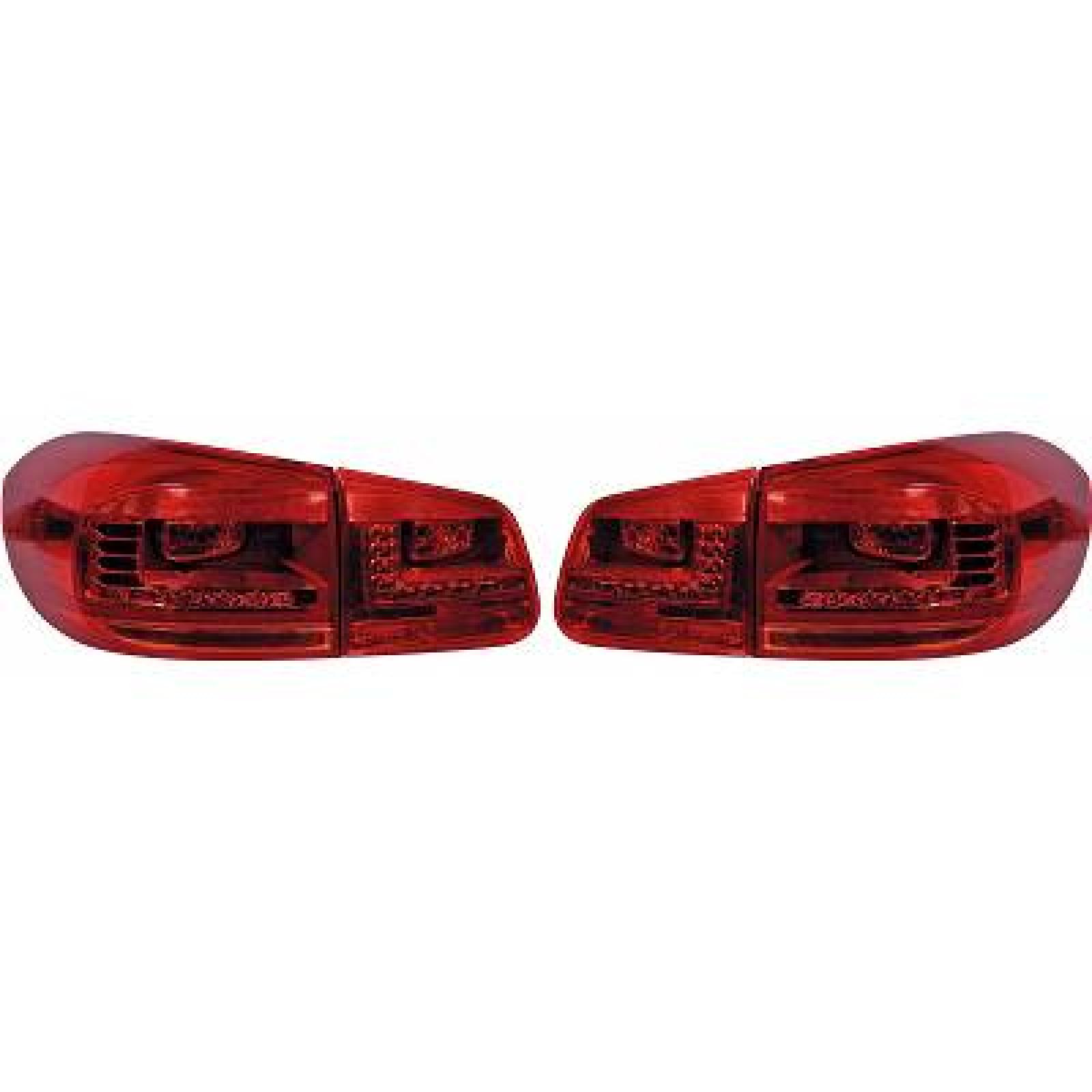 Jogo de farolins traseiros para Volkswagen Tiguan 11-16