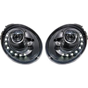 Jogo de faróis principais para Volkswagen New Beetle 98-11