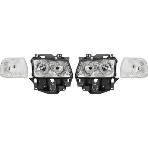 Jogo de faróis principais para Volkswagen T4 Caravelle/Multivan 96-03