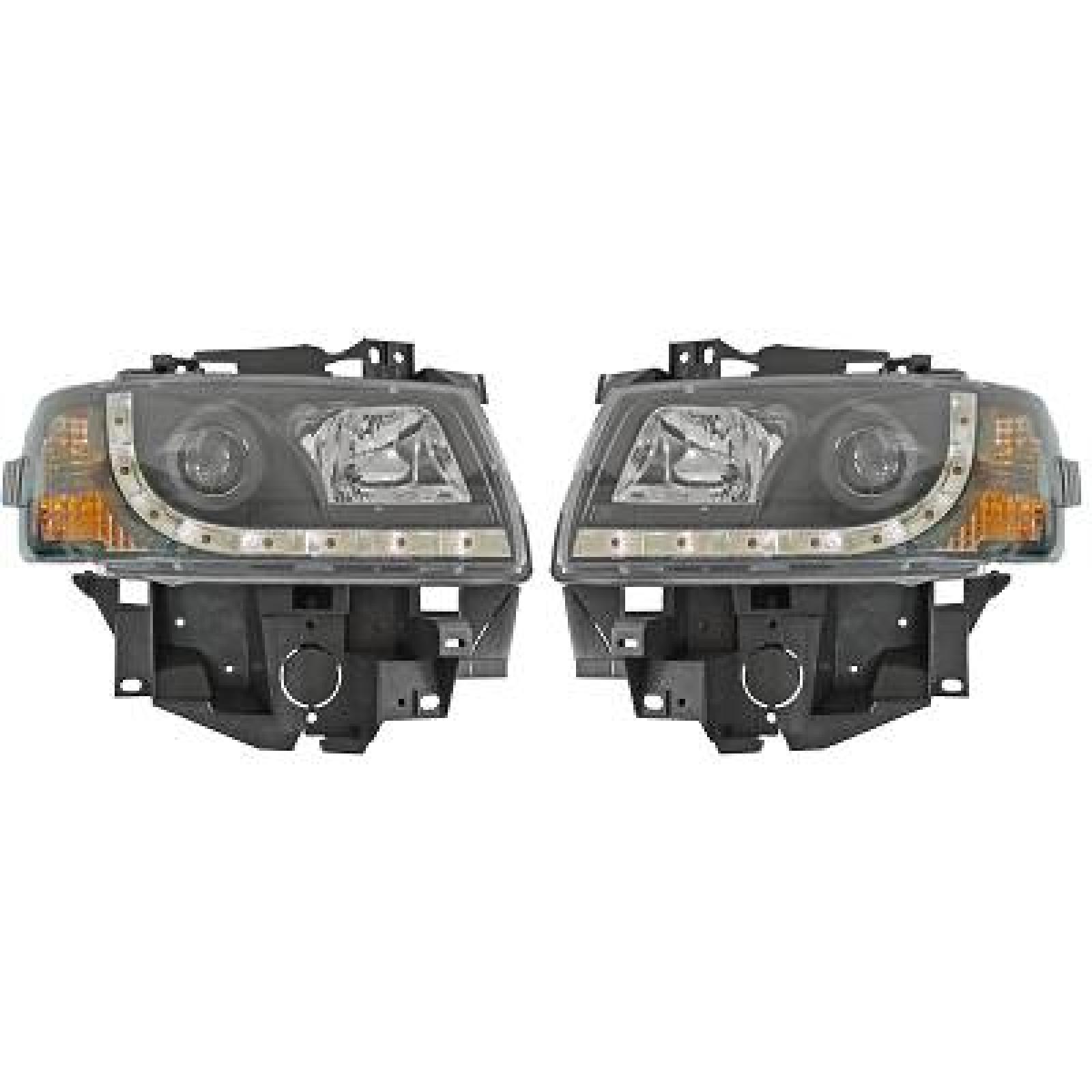 Jogo de faróis principais para Volkswagen T4 Caravelle/Multivan 96-03