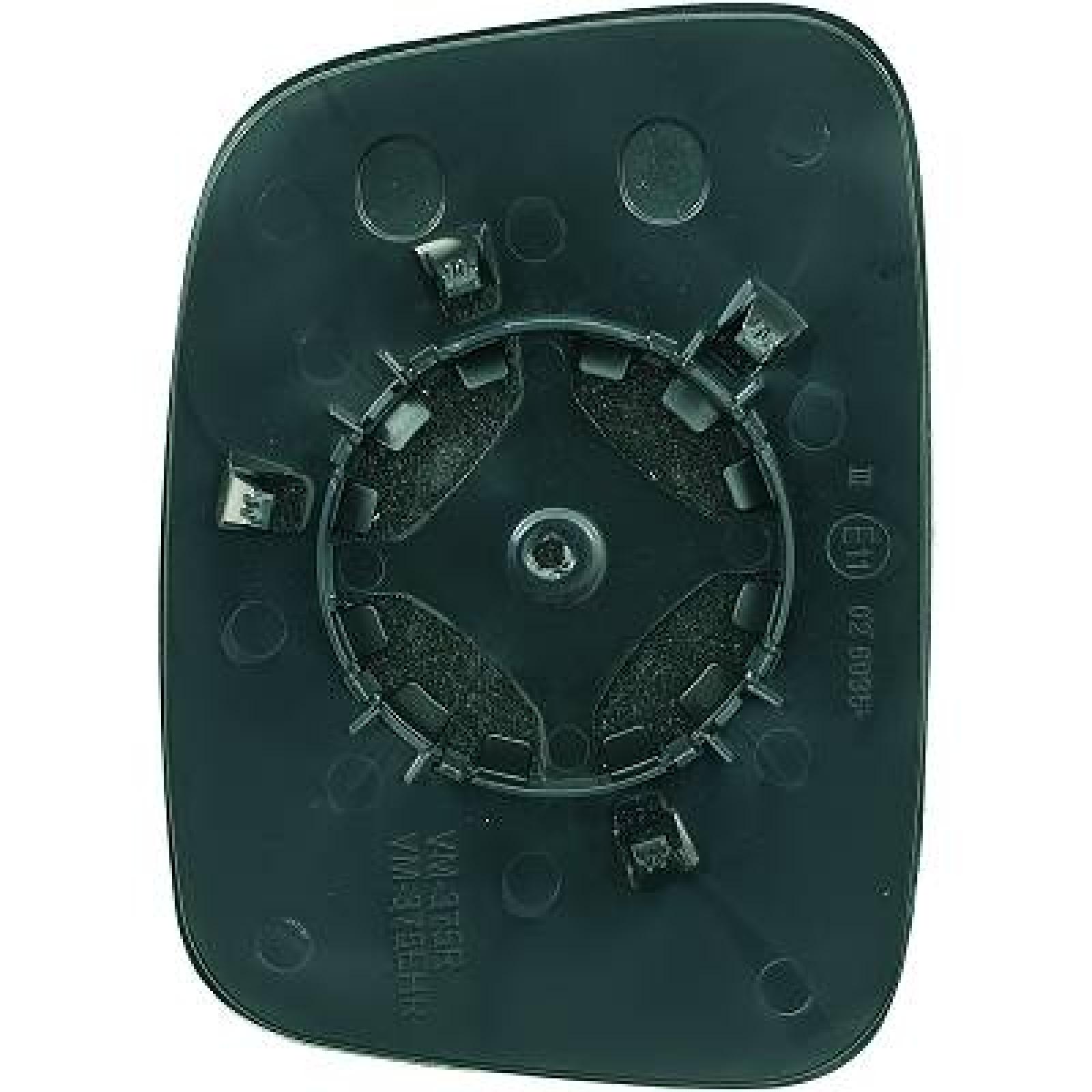 Vidro de espelho, espelho retrovisor exterior Direito para Volkswagen Caddy III 03-10