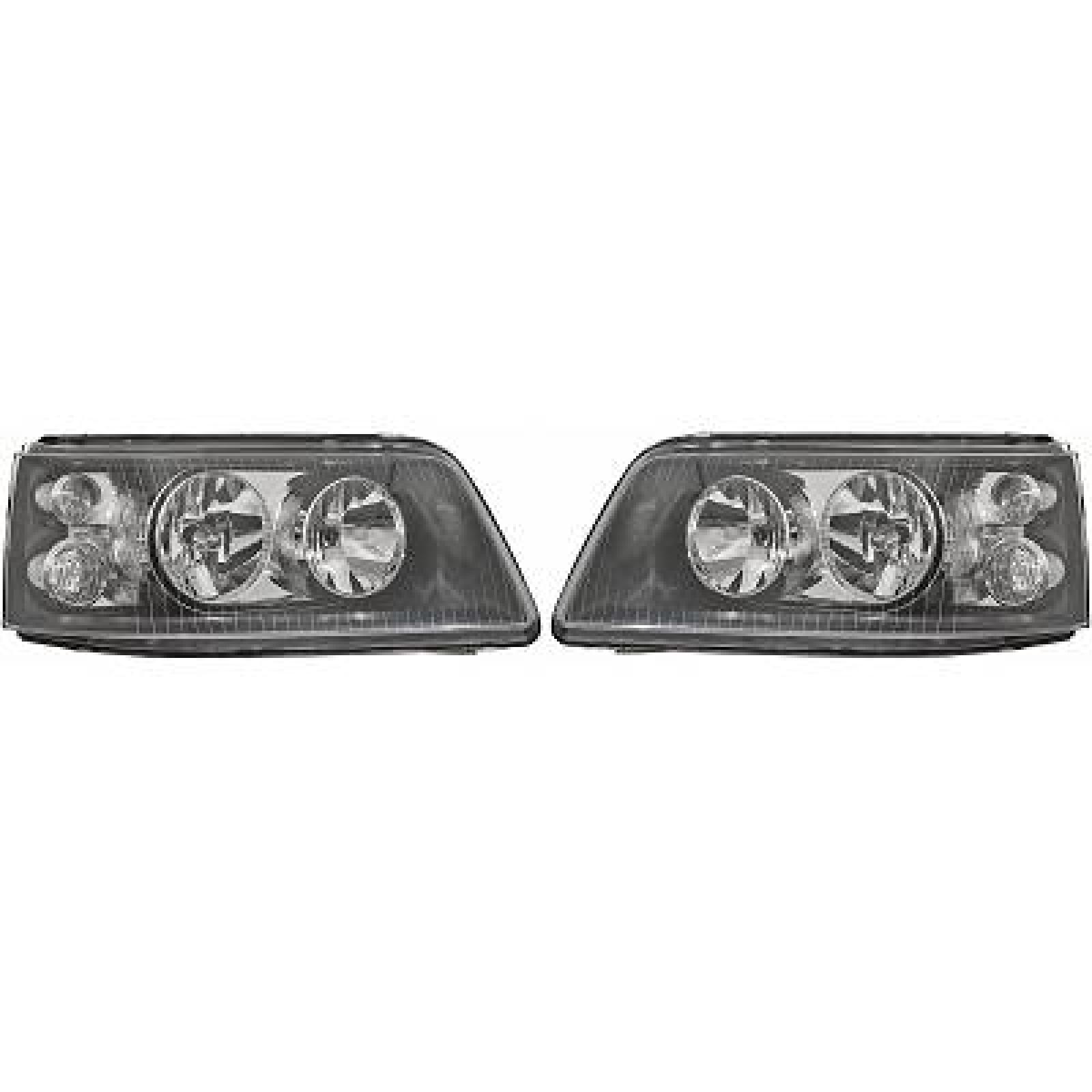 Jogo de faróis principais para Volkswagen T5 Multivan/Caravelle 03-10