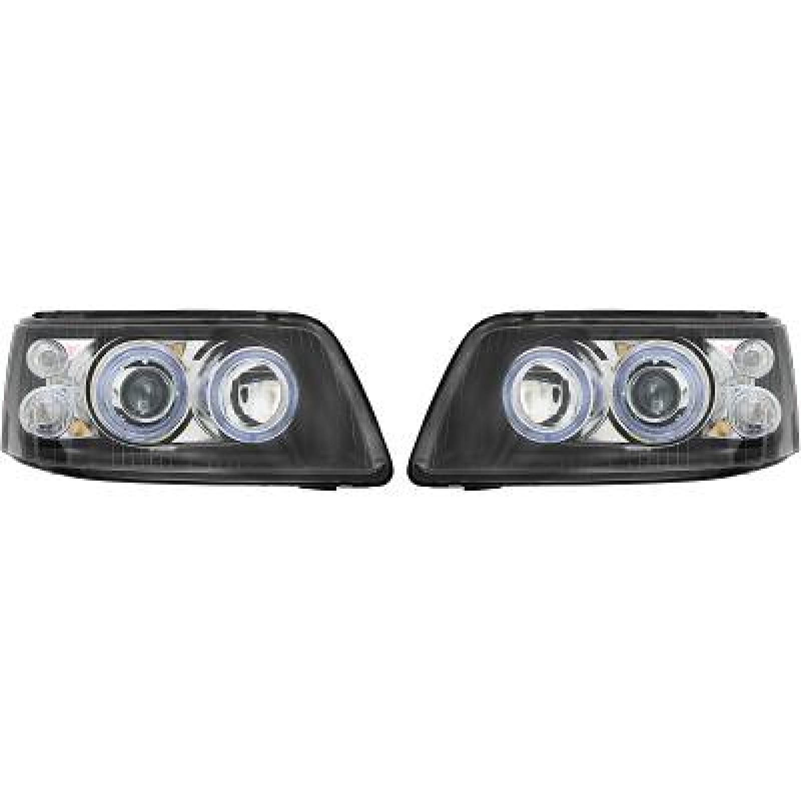 Jogo de faróis principais para Volkswagen T5 Multivan/Caravelle 03-10