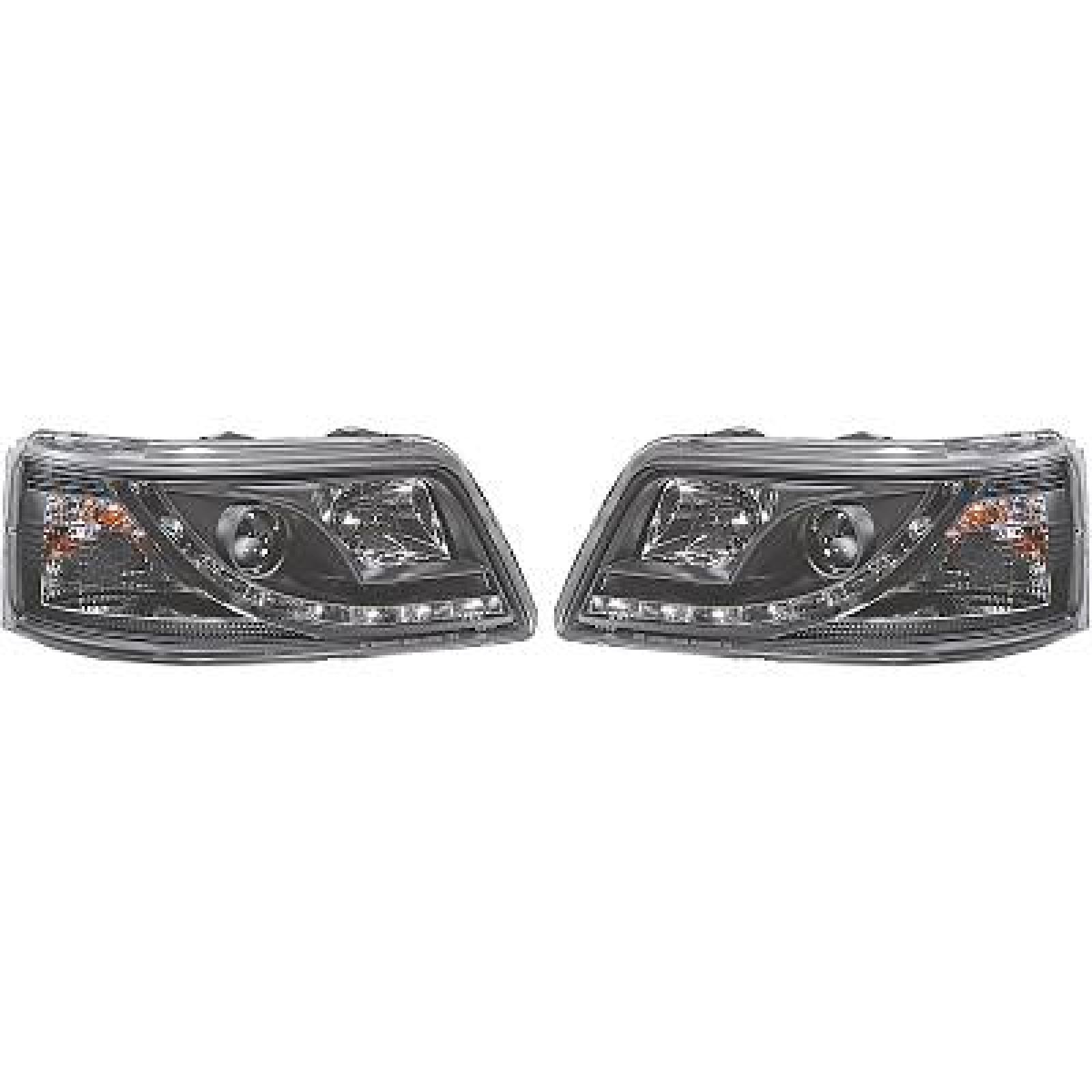 Jogo de faróis principais para Volkswagen T5 Multivan/Caravelle 03-10