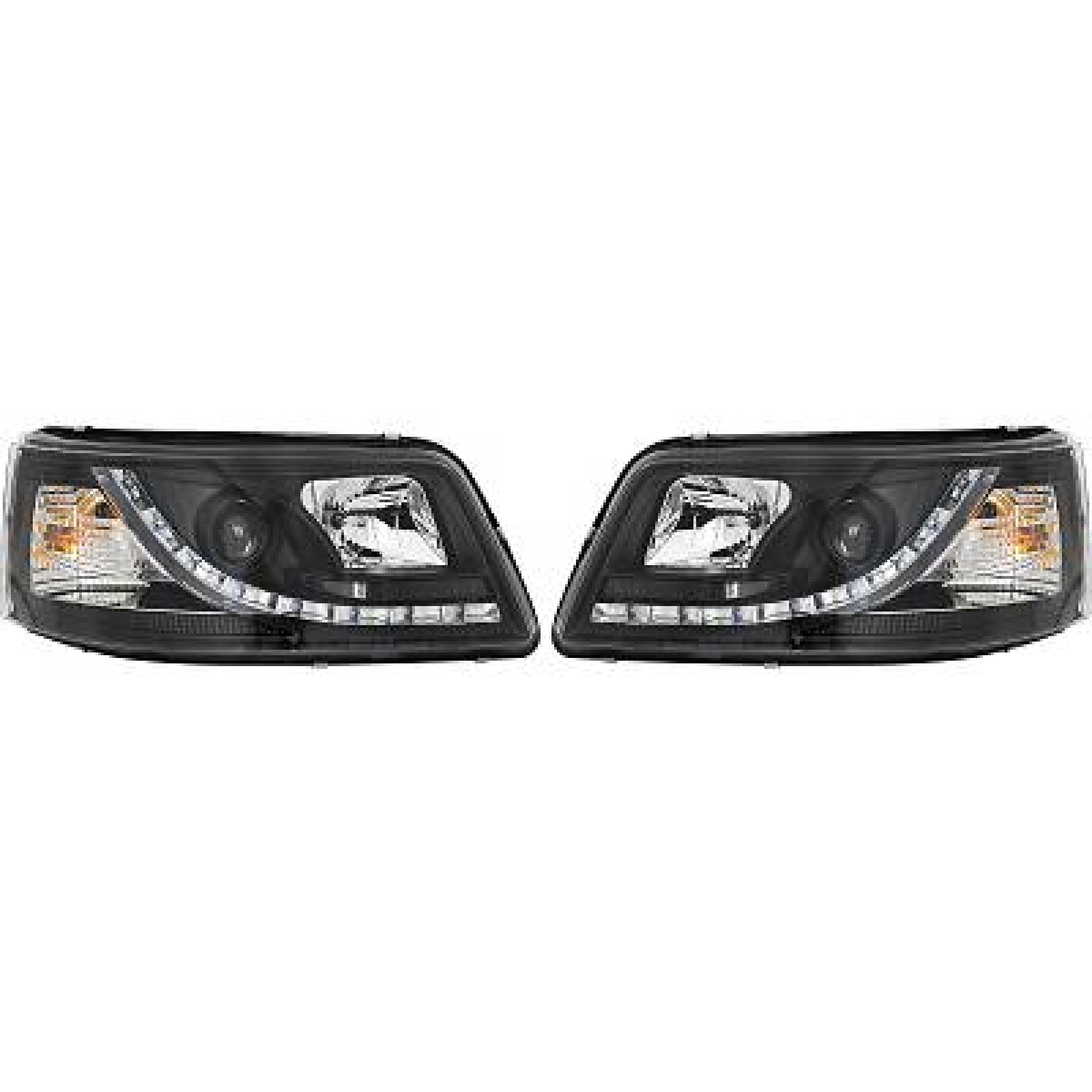 Jogo de faróis principais para Volkswagen T5 Multivan/Caravelle 03-10
