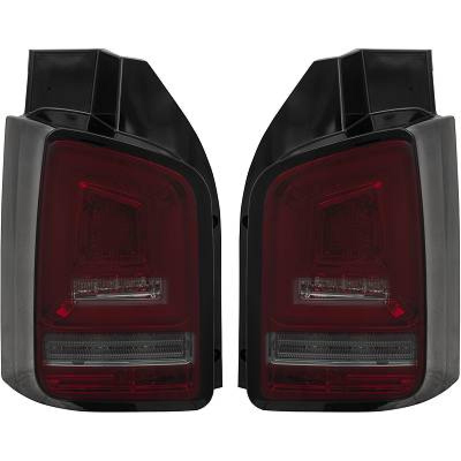 Jogo de farolins traseiros para Volkswagen T5 Multivan/Caravelle 03-10
