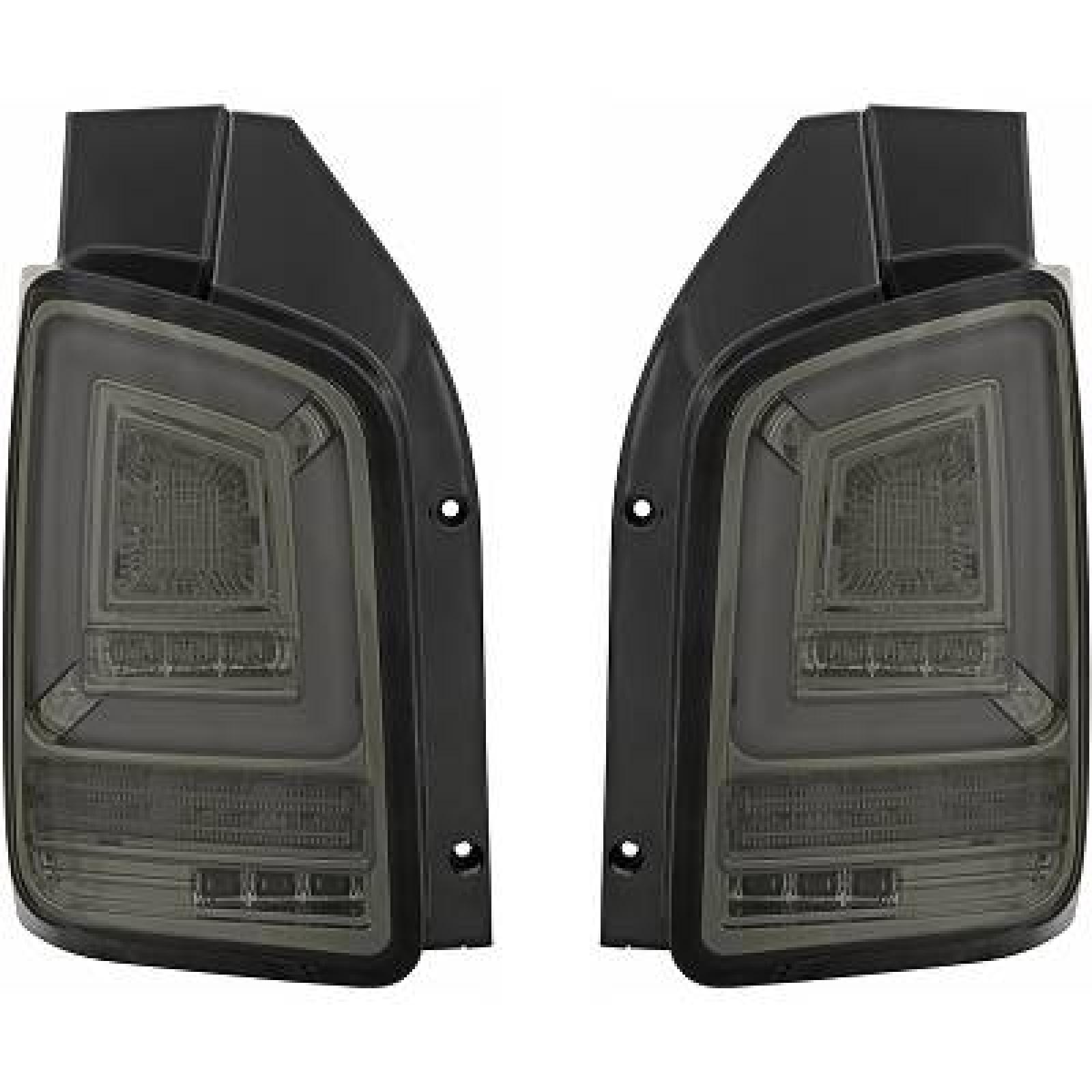 Jogo de farolins traseiros para Volkswagen T5 Multivan/Caravelle 03-10