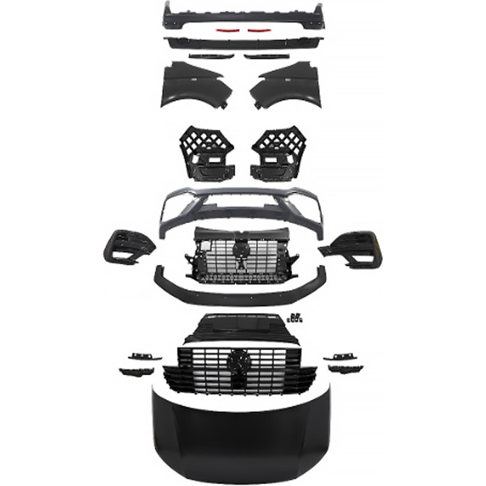 Pára-choques Dianteiro para Volkswagen T5 Multivan/Caravelle 09-15
