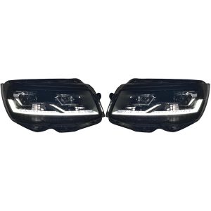 Jogo de faróis principais para Volkswagen T5 Multivan/Caravelle 09-15