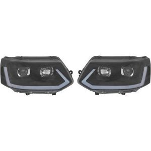 Jogo de faróis principais para Volkswagen T5 Multivan/Caravelle 09-15