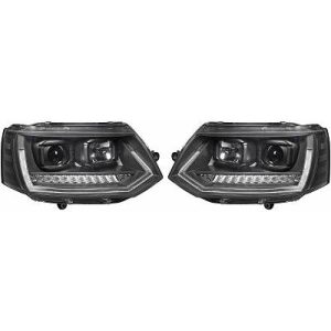 Jogo de faróis principais para Volkswagen T5 Multivan/Caravelle 09-15