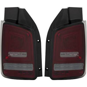 Jogo de farolins traseiros para Volkswagen T5 Multivan/Caravelle 09-15