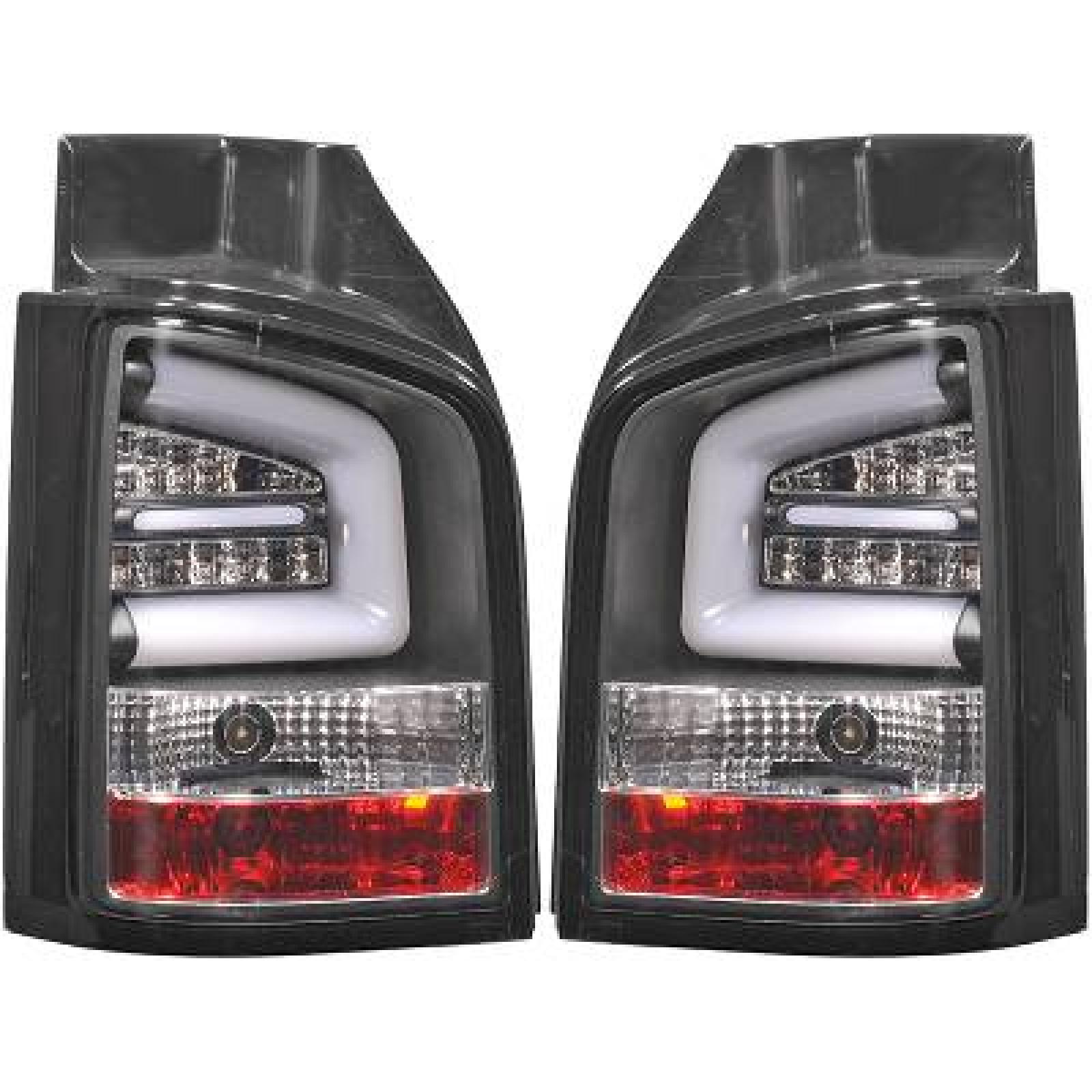 Jogo de farolins traseiros para Volkswagen T5 Multivan/Caravelle 09-15