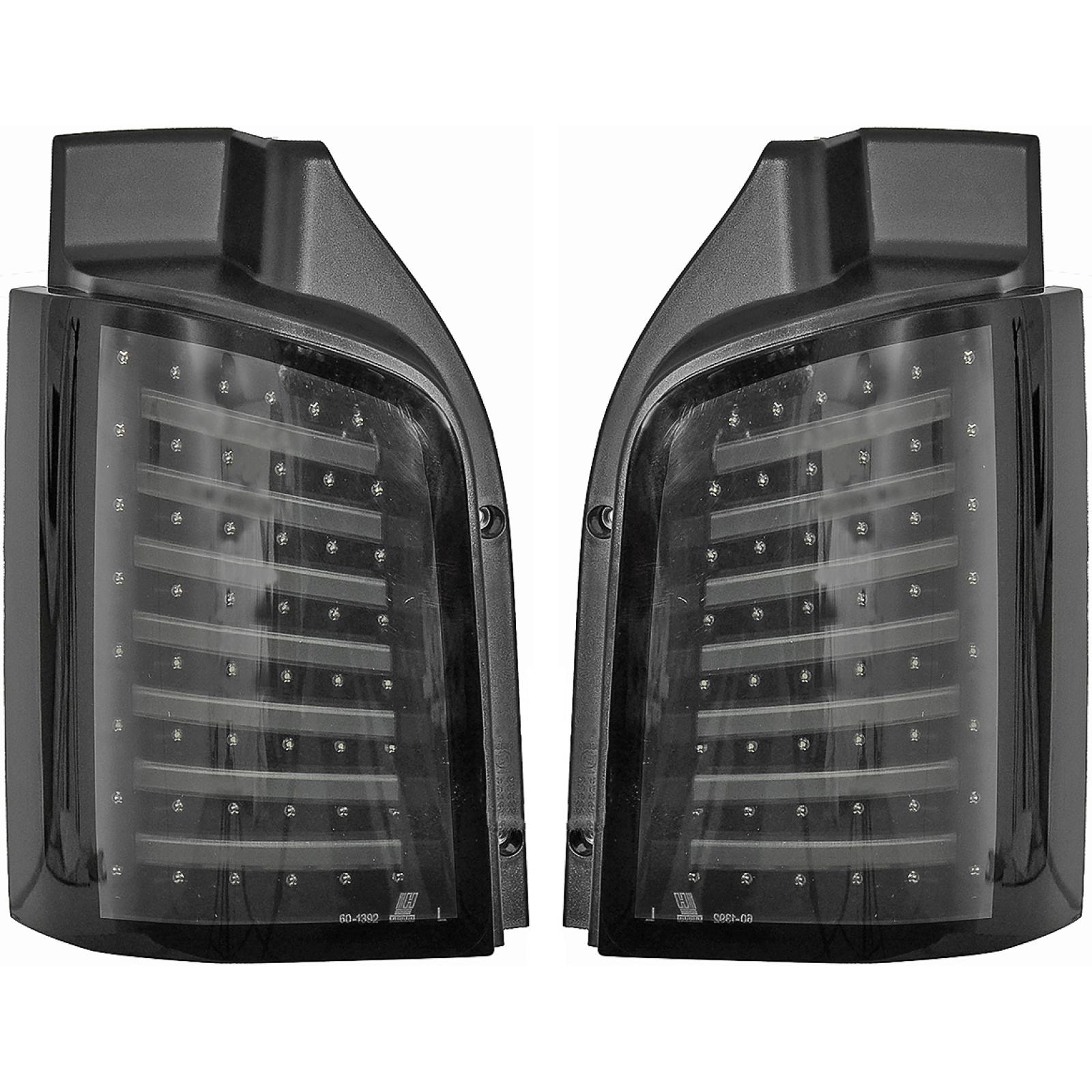 Jogo de farolins traseiros para Volkswagen T5 Multivan/Caravelle 09-15