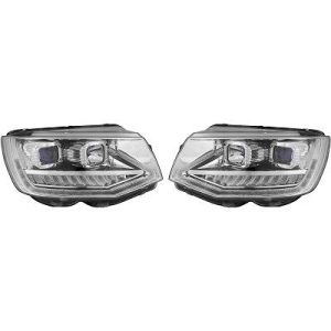Jogo de faróis principais para Volkswagen T6 Multivan/Caravelle 15-19