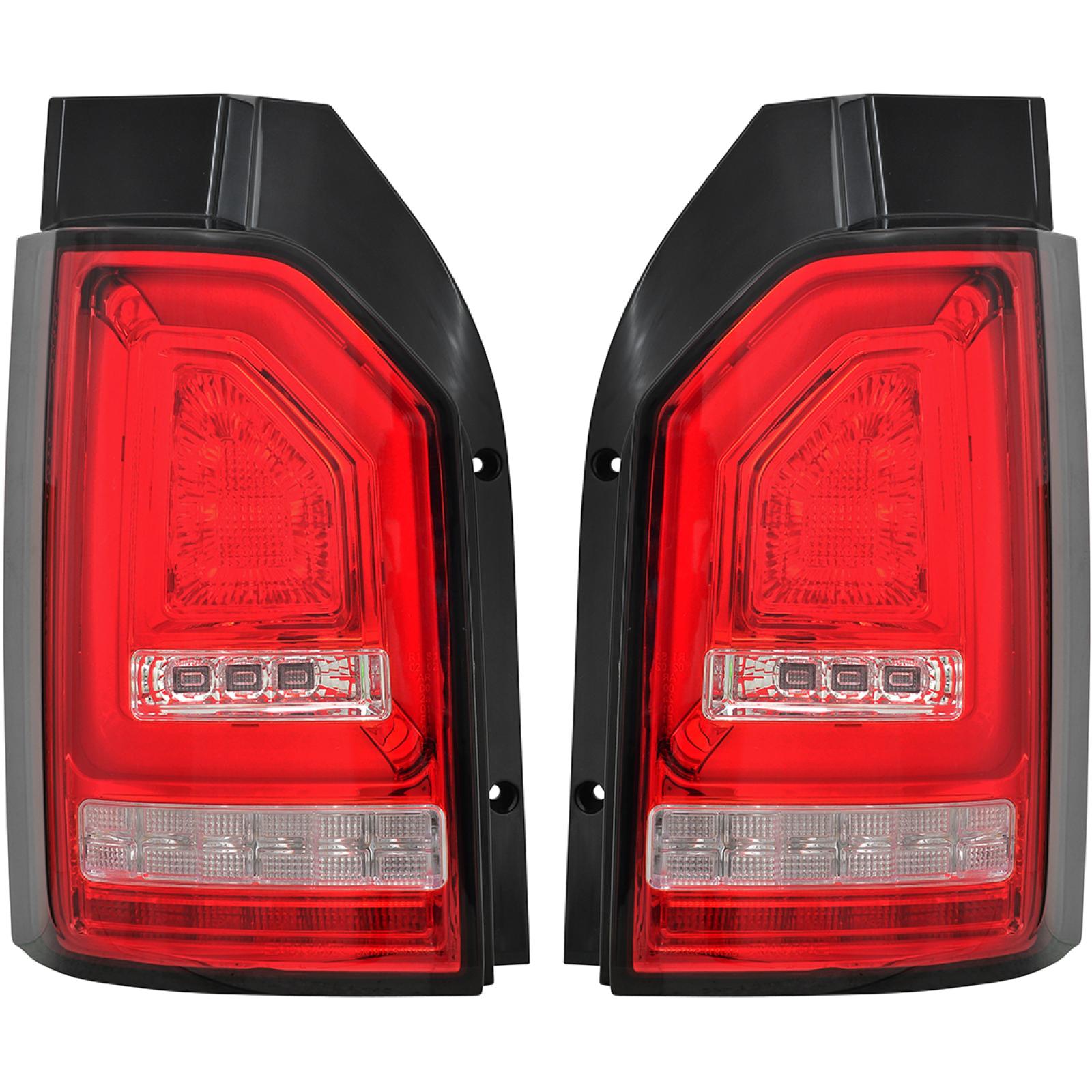 Jogo de farolins traseiros para Volkswagen T6 Multivan/Caravelle 15-19