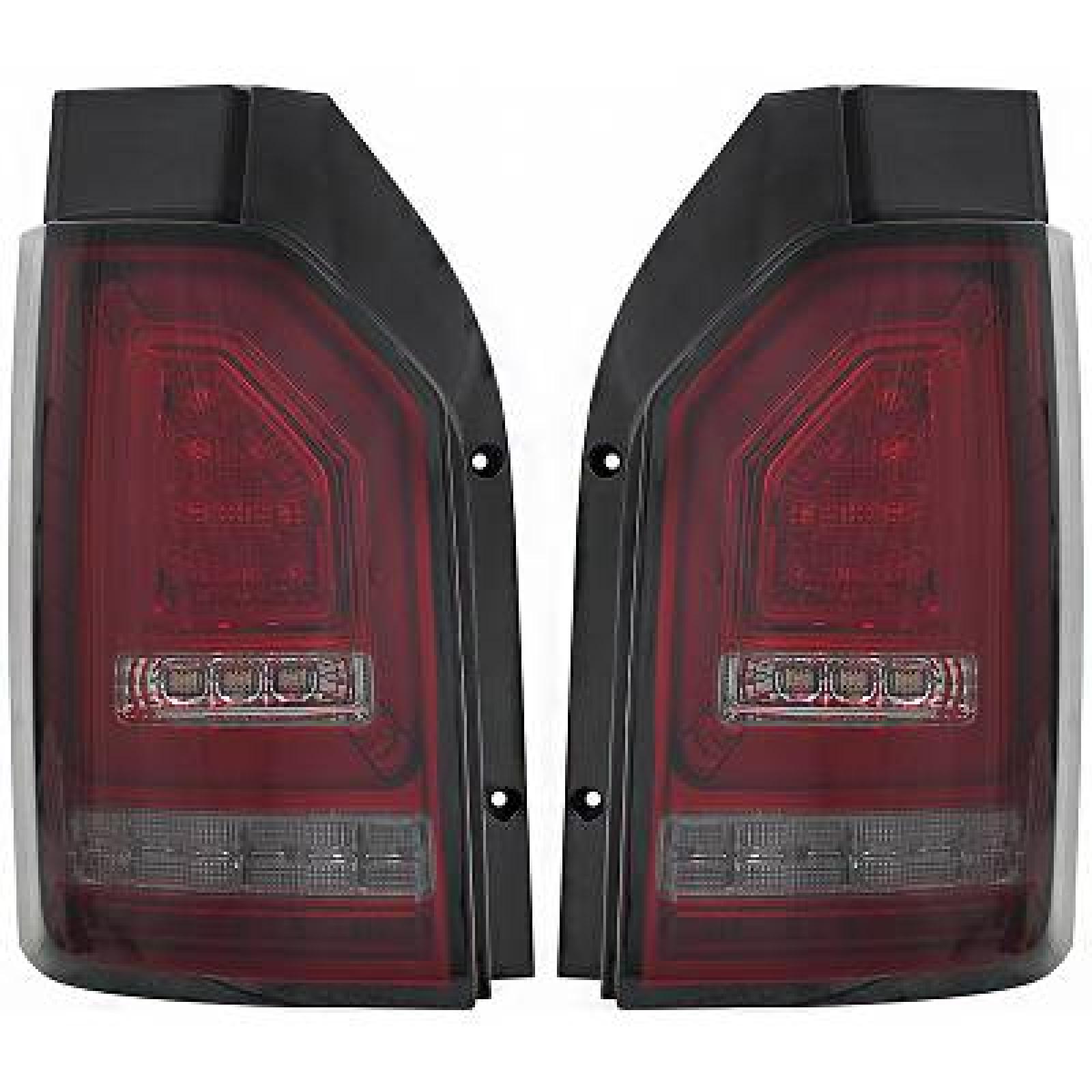 Jogo de farolins traseiros para Volkswagen T6 Multivan/Caravelle 15-19