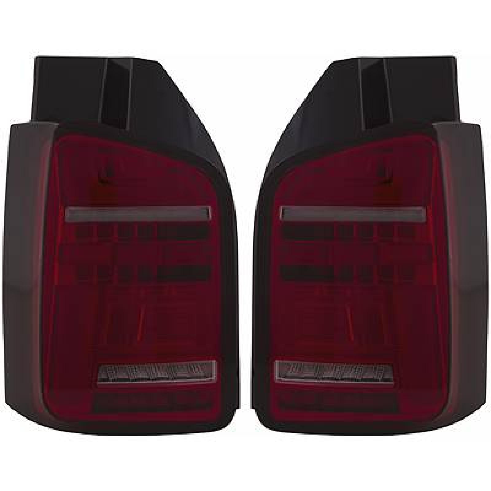 Jogo de farolins traseiros Traseiro para Volkswagen T6 Multivan/Caravelle 19->>