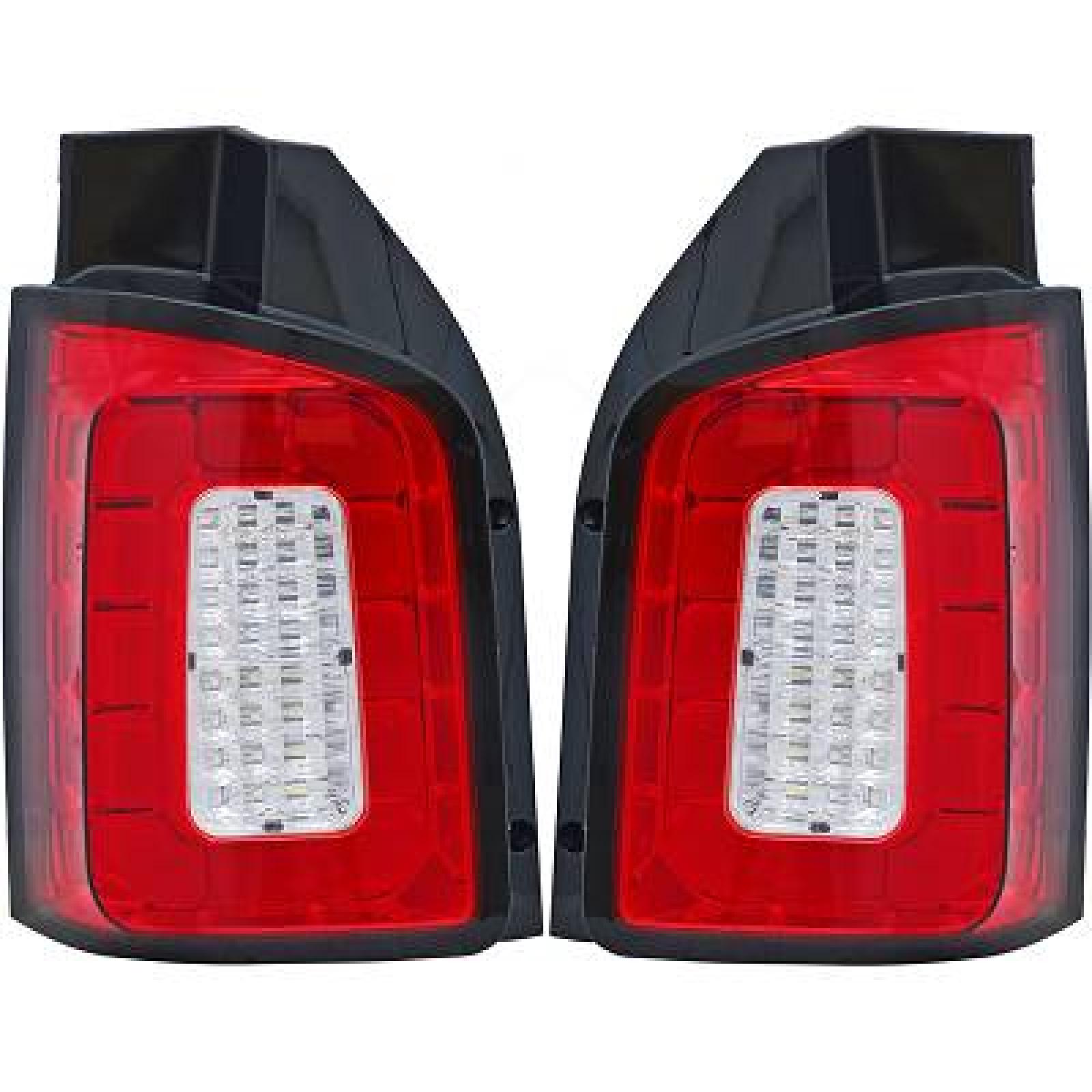 Jogo de farolins traseiros para Volkswagen T6 Multivan/Caravelle 15-19