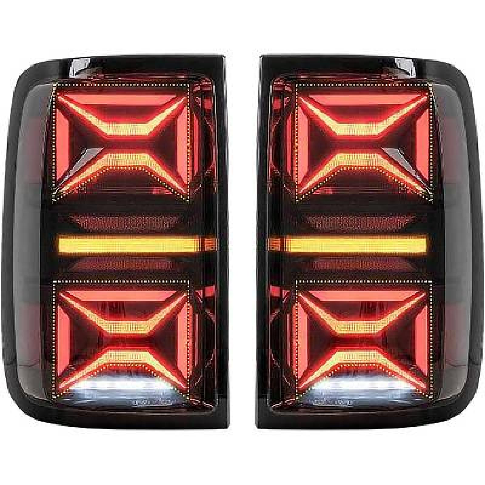 Jogo de farolins traseiros para Volkswagen Amarok 10-22