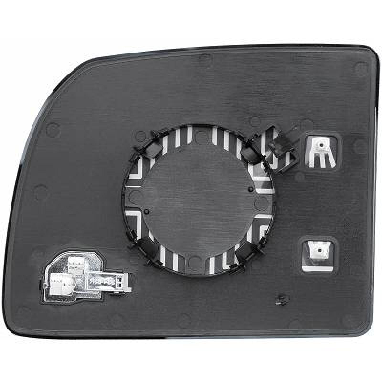 Vidro de espelho, espelho retrovisor exterior Direito para Volkswagen Crafter 17->>
