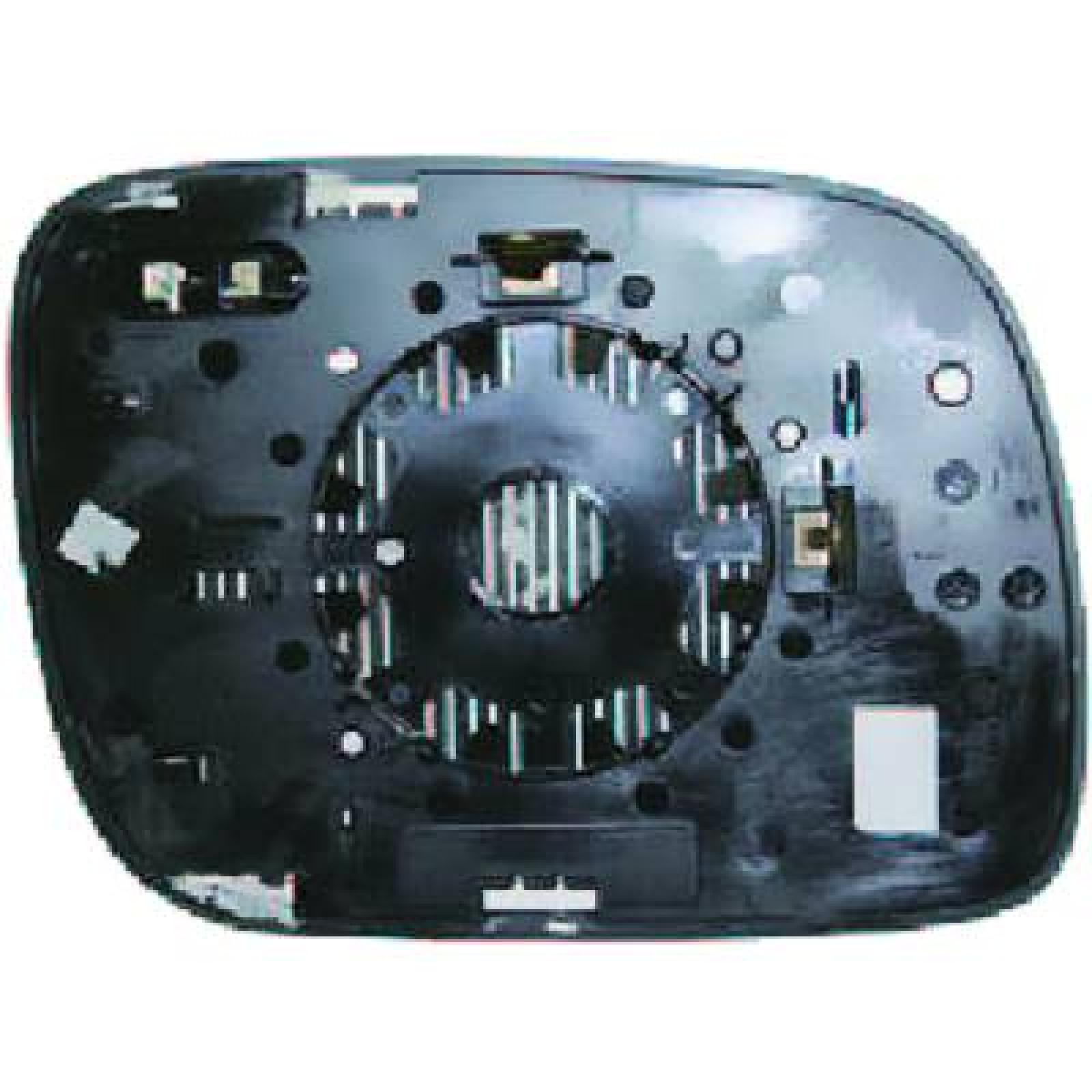 Vidro de espelho, espelho retrovisor exterior Esquerdo para Volkswagen Touareg 02-06