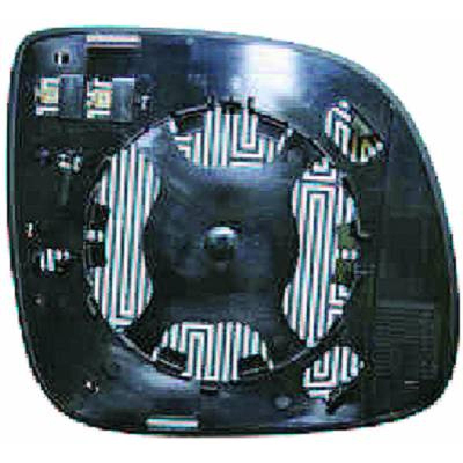Vidro de espelho, espelho retrovisor exterior Direito para Volkswagen Touareg 06-09