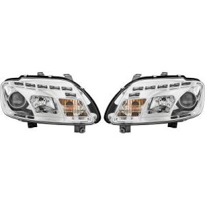 Jogo de faróis principais para Volkswagen Caddy 04-15