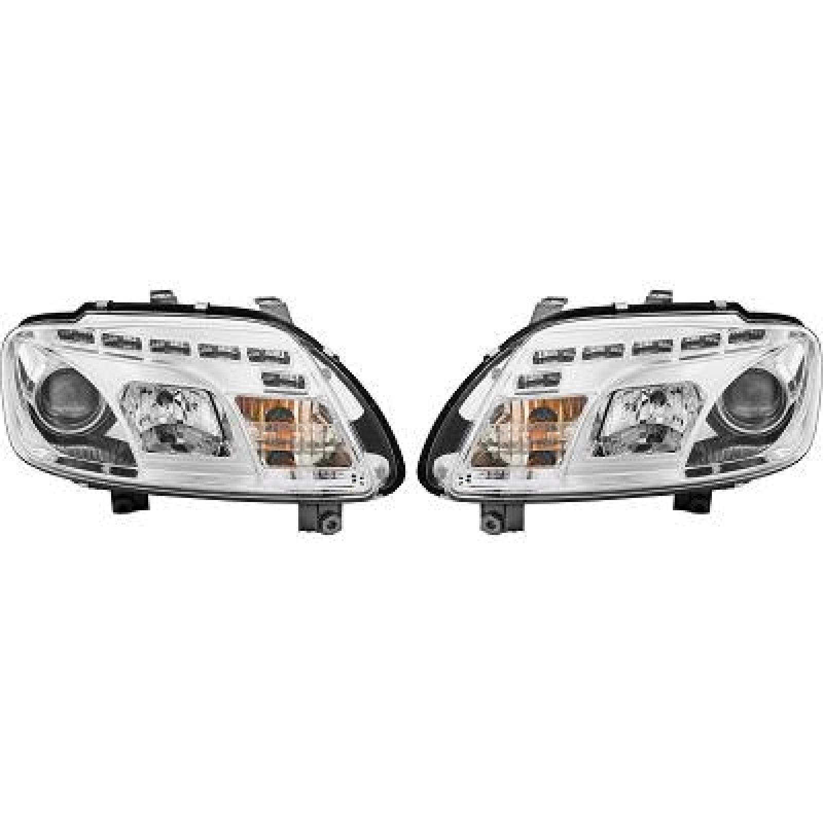 Jogo de faróis principais para Volkswagen Touran 03-06