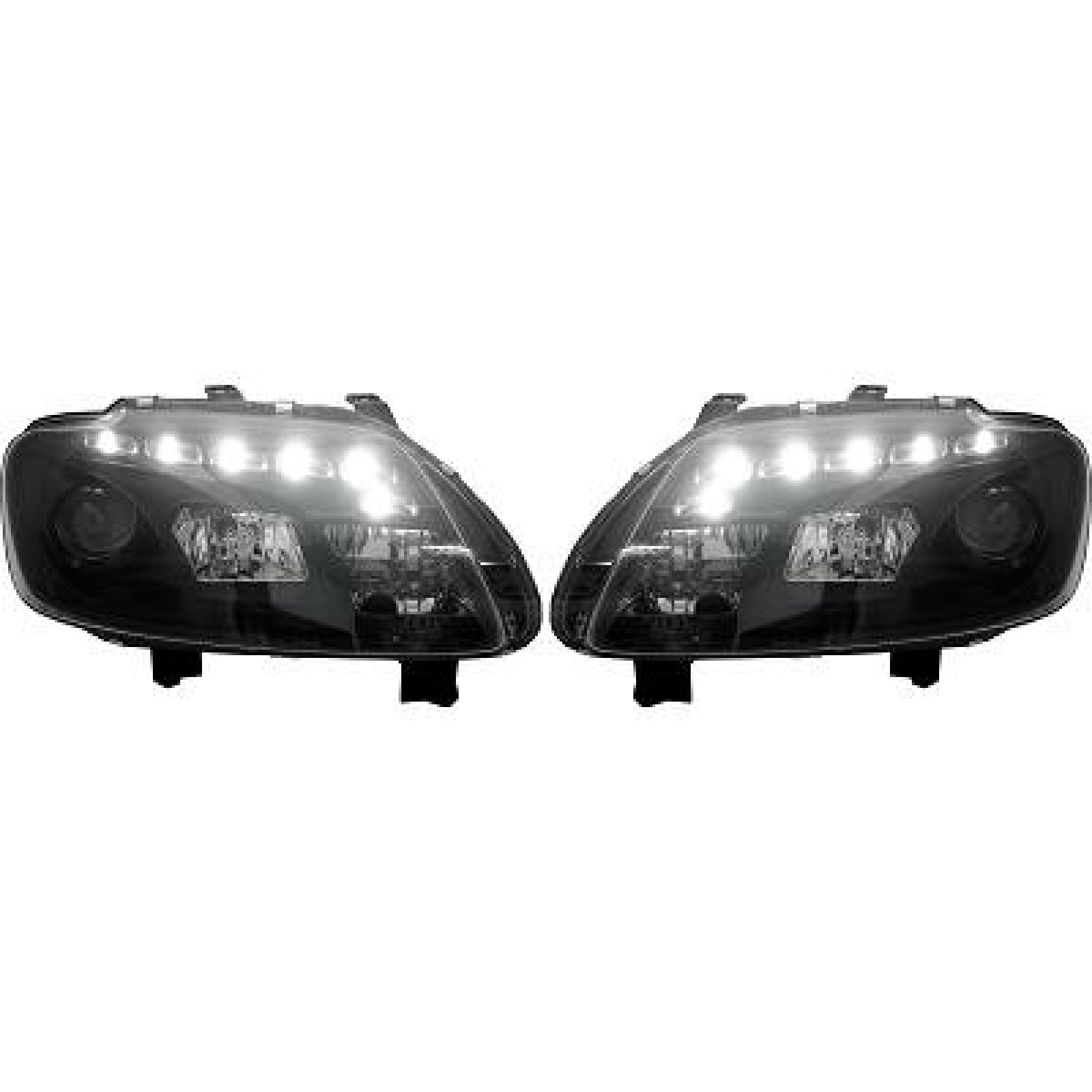 Jogo de faróis principais para Volkswagen Caddy 04-15