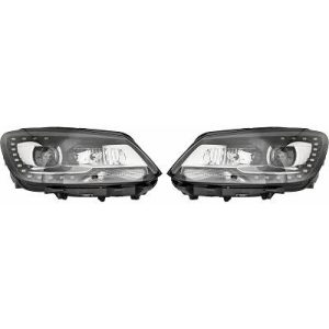 Jogo de faróis principais para Volkswagen Touran 10-15