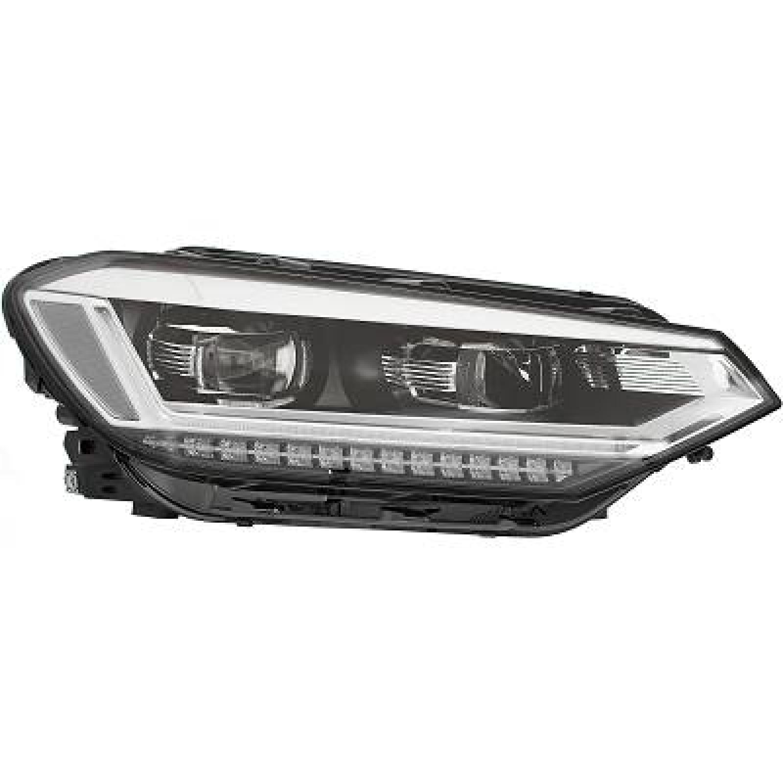 Farol principal Direito para Volkswagen Touran 15->>