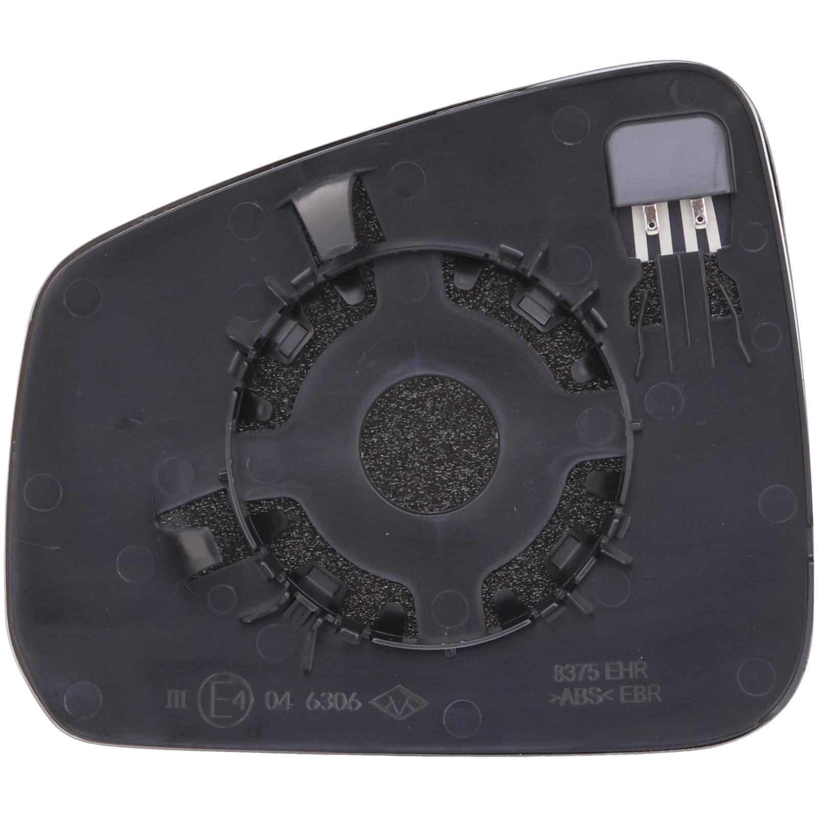 Vidro de espelho, espelho retrovisor exterior Direito para Ford Transit Connect 22->>