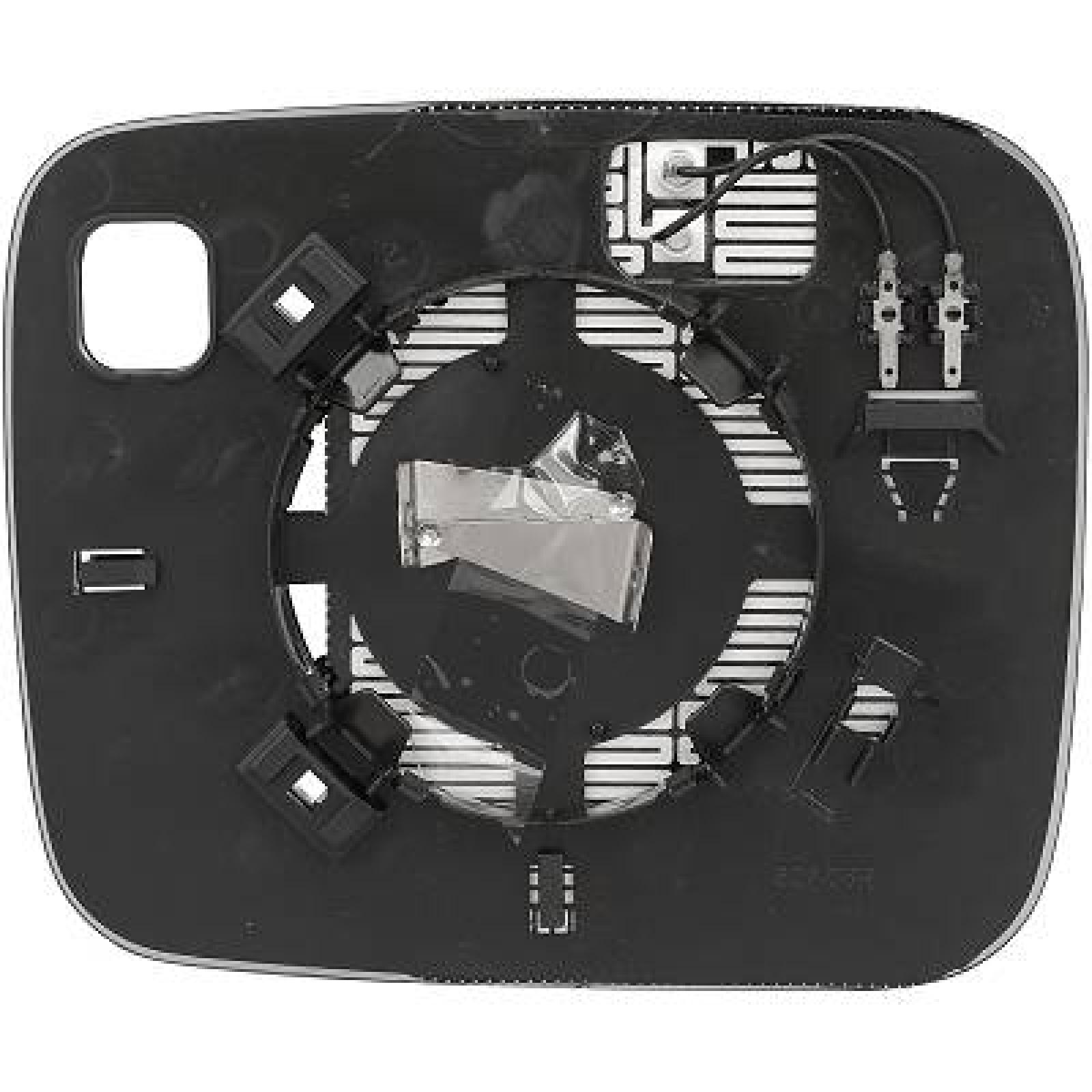 Vidro de espelho, espelho retrovisor exterior Direito para Jeep Renegade 15->>