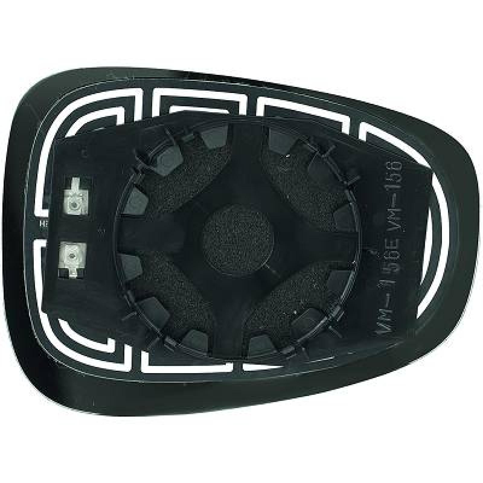 Vidro de espelho, espelho retrovisor exterior Direito para Alfa Romeo Giulietta 10->>
