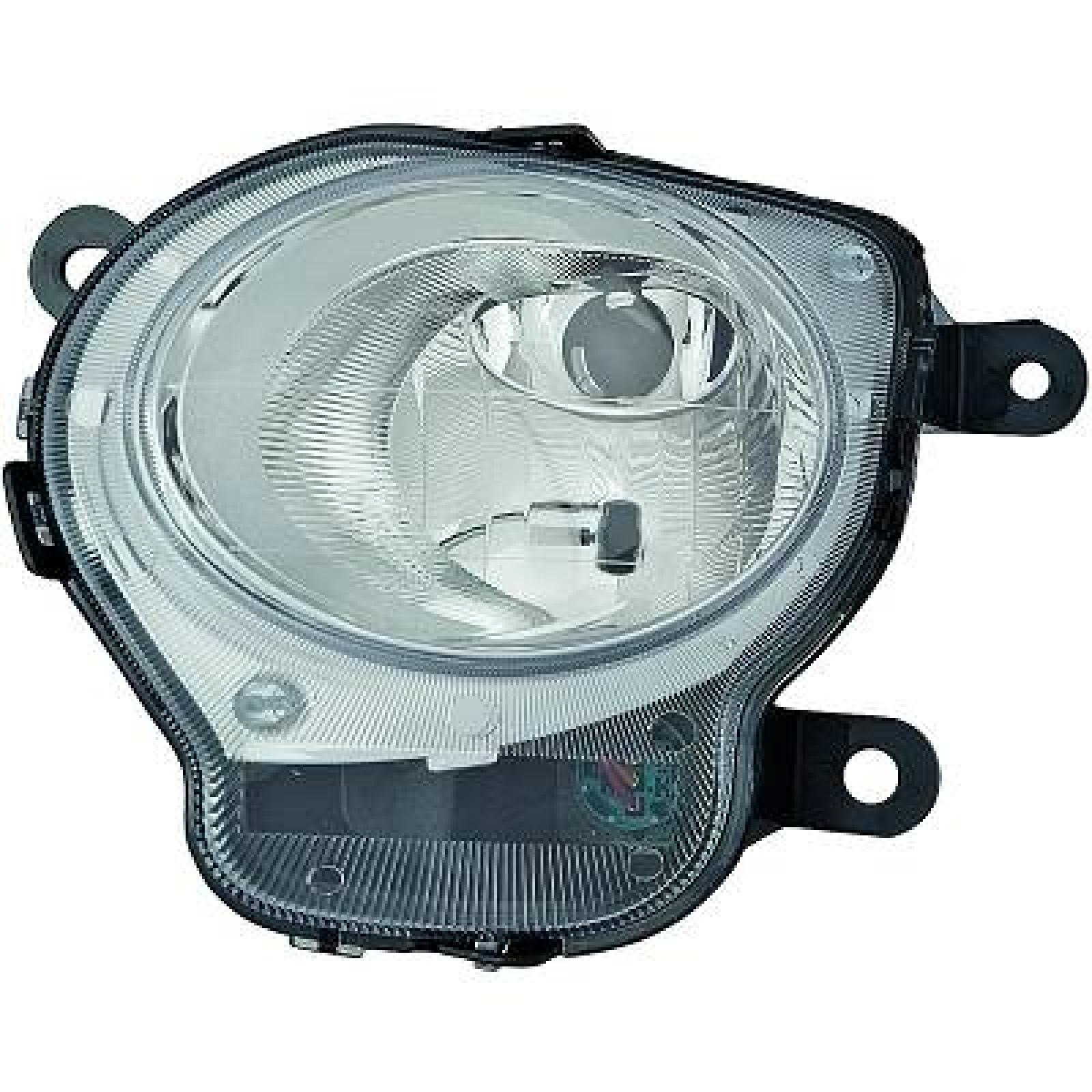 Farol de longo alcance Dianteiro Direito para Fiat 500 Abarth 08-15